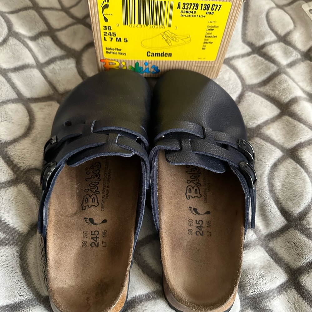 Birki’s Camden Size 38 Black Leather